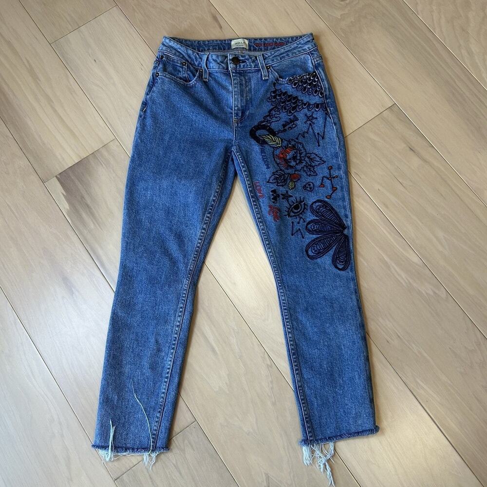 AO.LA by Alice+Olivia Numero De Modele In New York Groove Blue Jeans Women’s 27